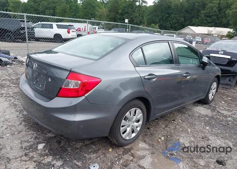 2012 Honda Civic Lx z USA, uszkodzony, nr VIN 19XFB2F53CE071529
